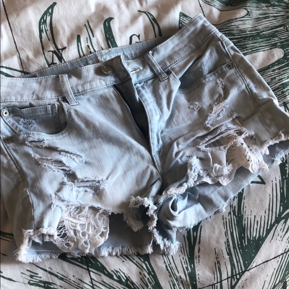 Summer American Eagle denim de stressed shorts